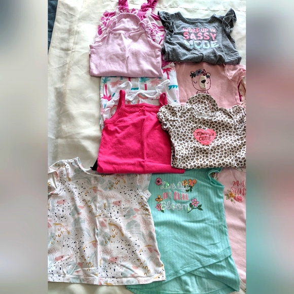 Bundle of Girls Tops and Romper - Picture 2 of 10